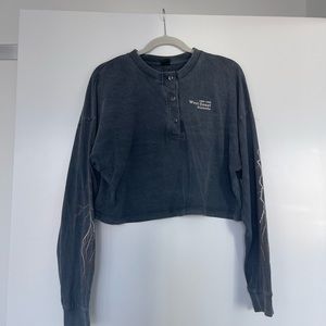 Urban Outfitters Long Sleeve Crop